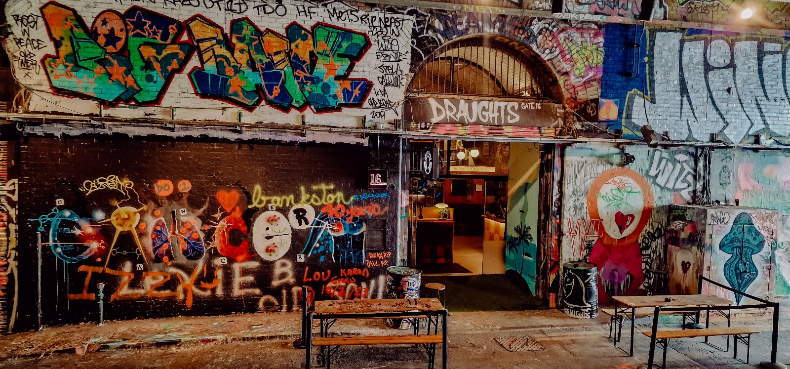 Leake Street Arches Waterloo Graffiti Tunnel
