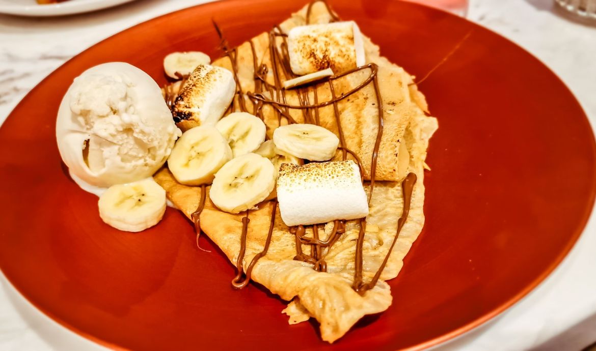 Banoffee S'mores Crepes Heavenly Desserts