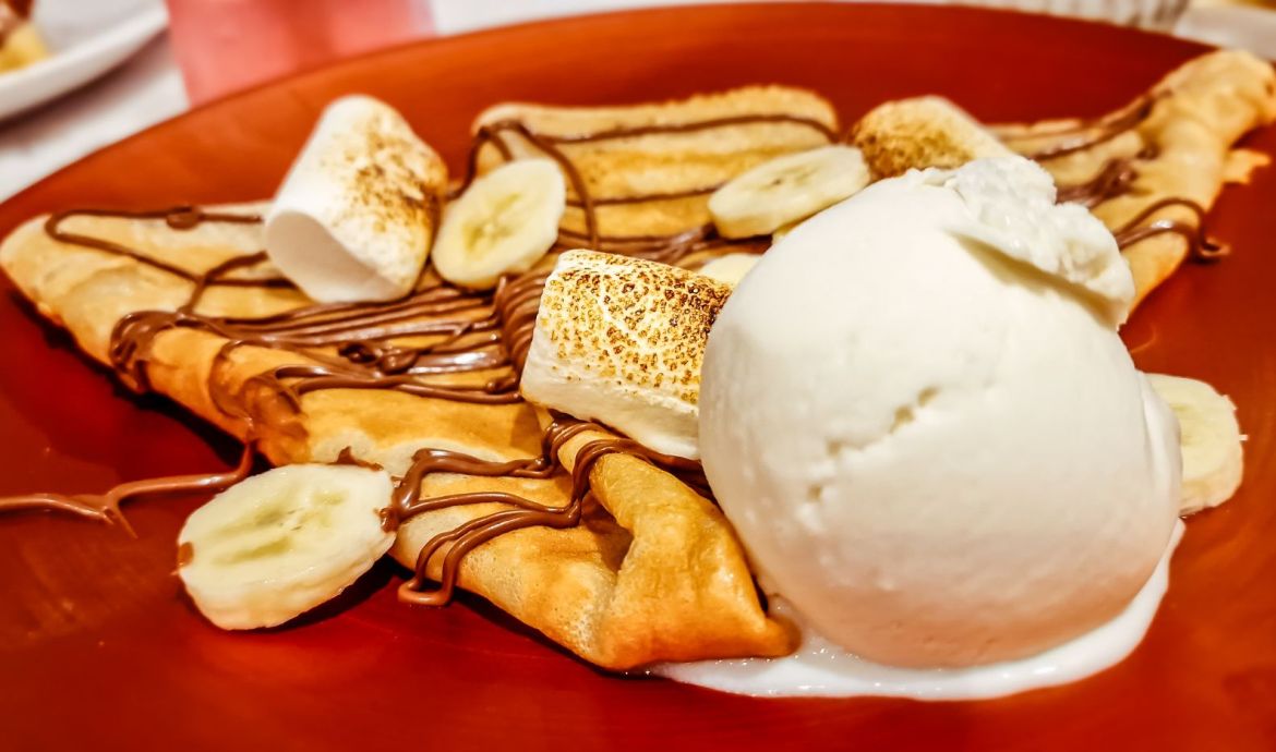 Banoffee S'mores Crepes Heavenly Desserts