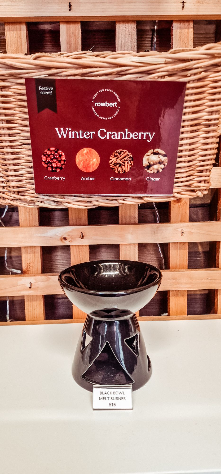 Christmas scented candles