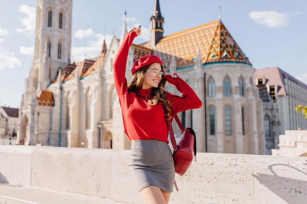 Brave solo female travel