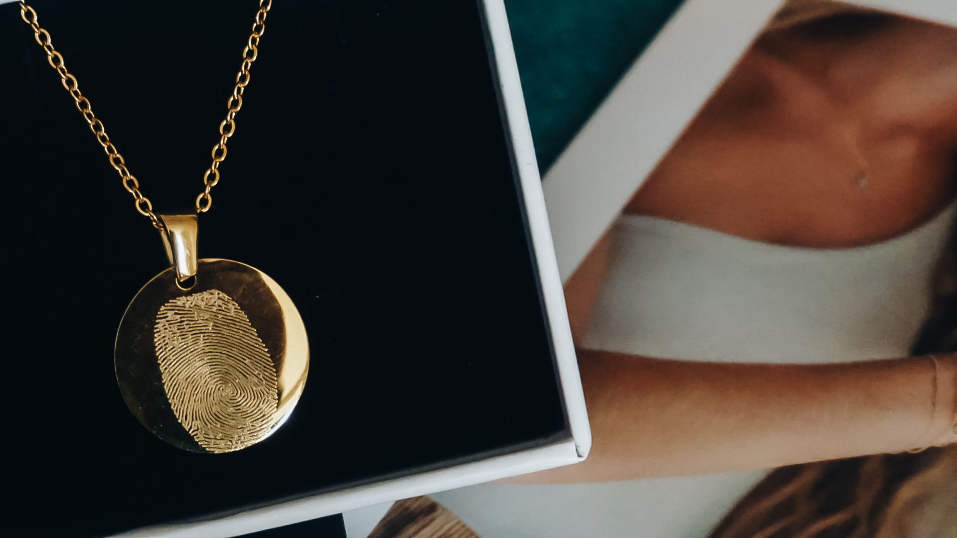 Fingerprint Necklace by Emily’s Jewellery