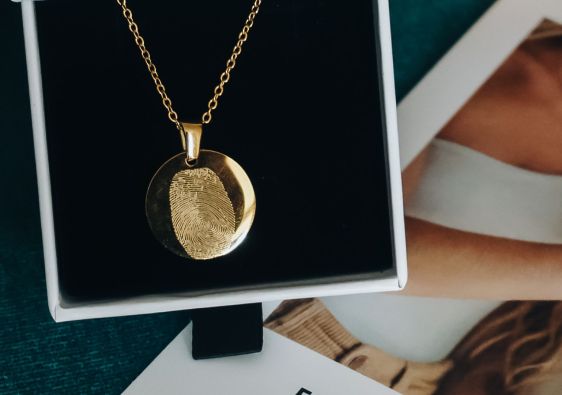 Fingerprint Necklace by Emily’s Jewellery