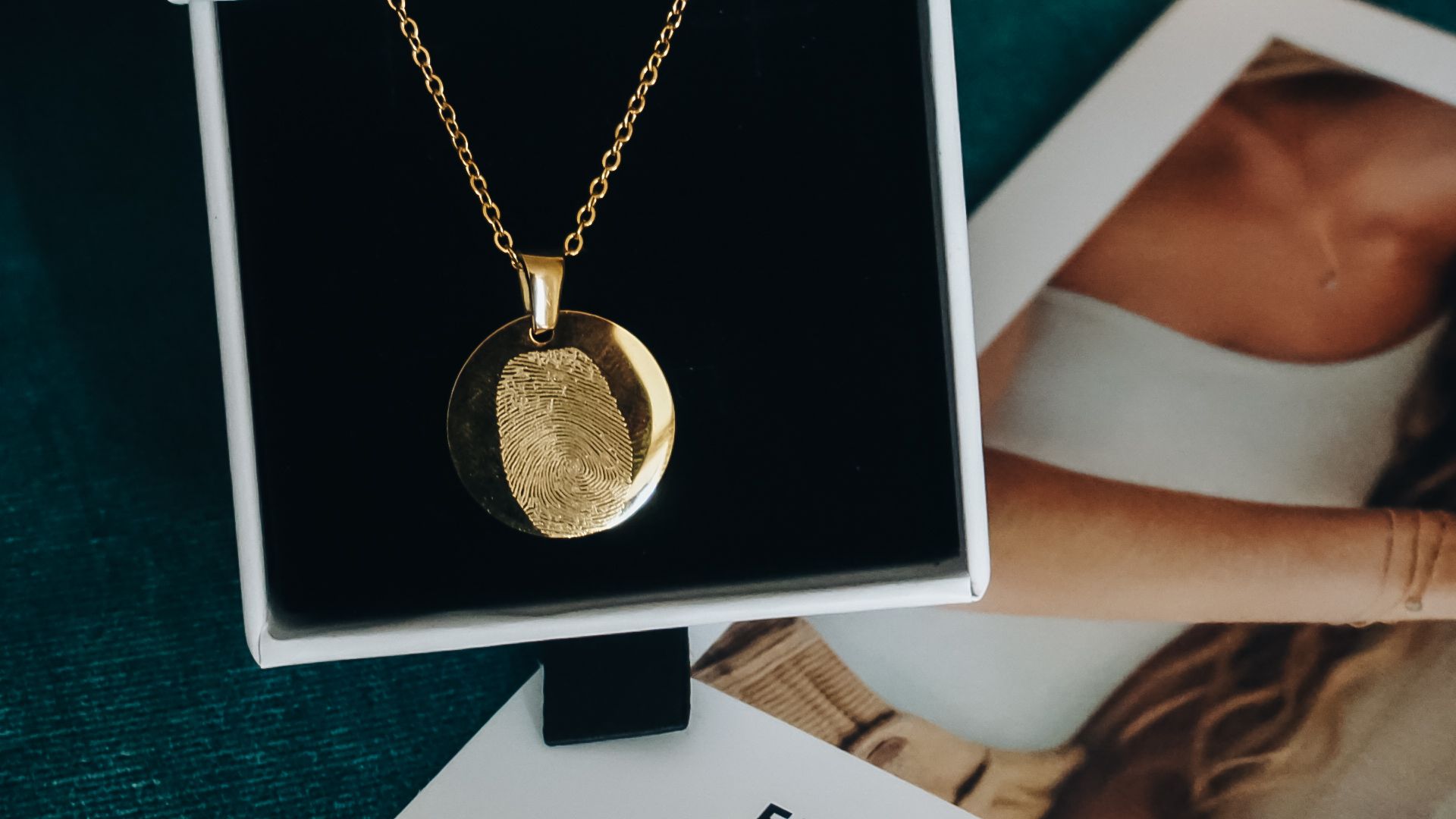 Fingerprint Necklace by Emily’s Jewellery